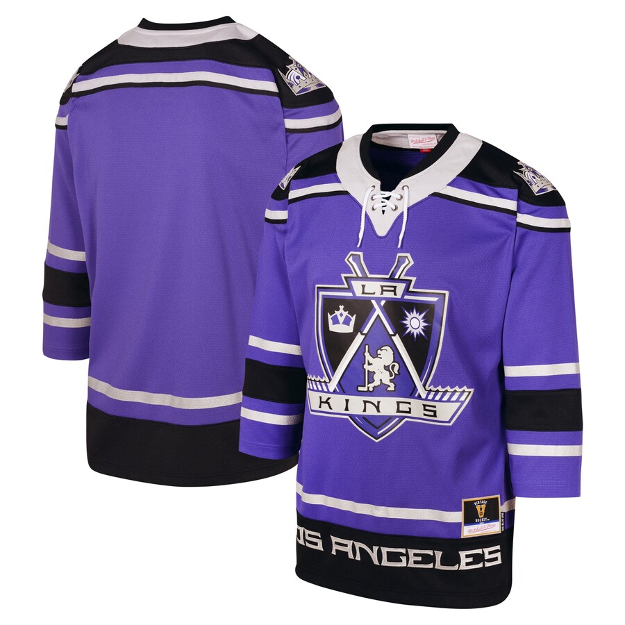 Youth Los Angeles Kings  Mitchell & Ness Purple 2002 Blue Line Player Jersey - Jersey