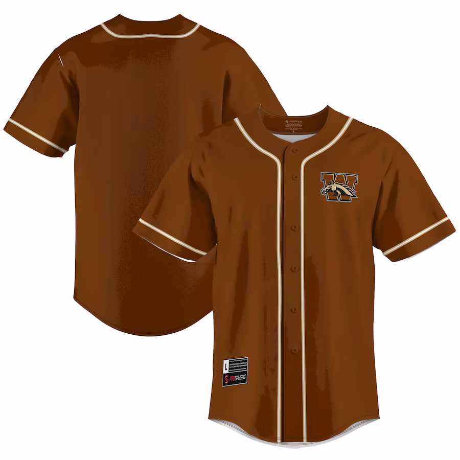 Western Michigan Broncos GameDay Greats  Lightweight Baseball Jersey - Brown - Jersey