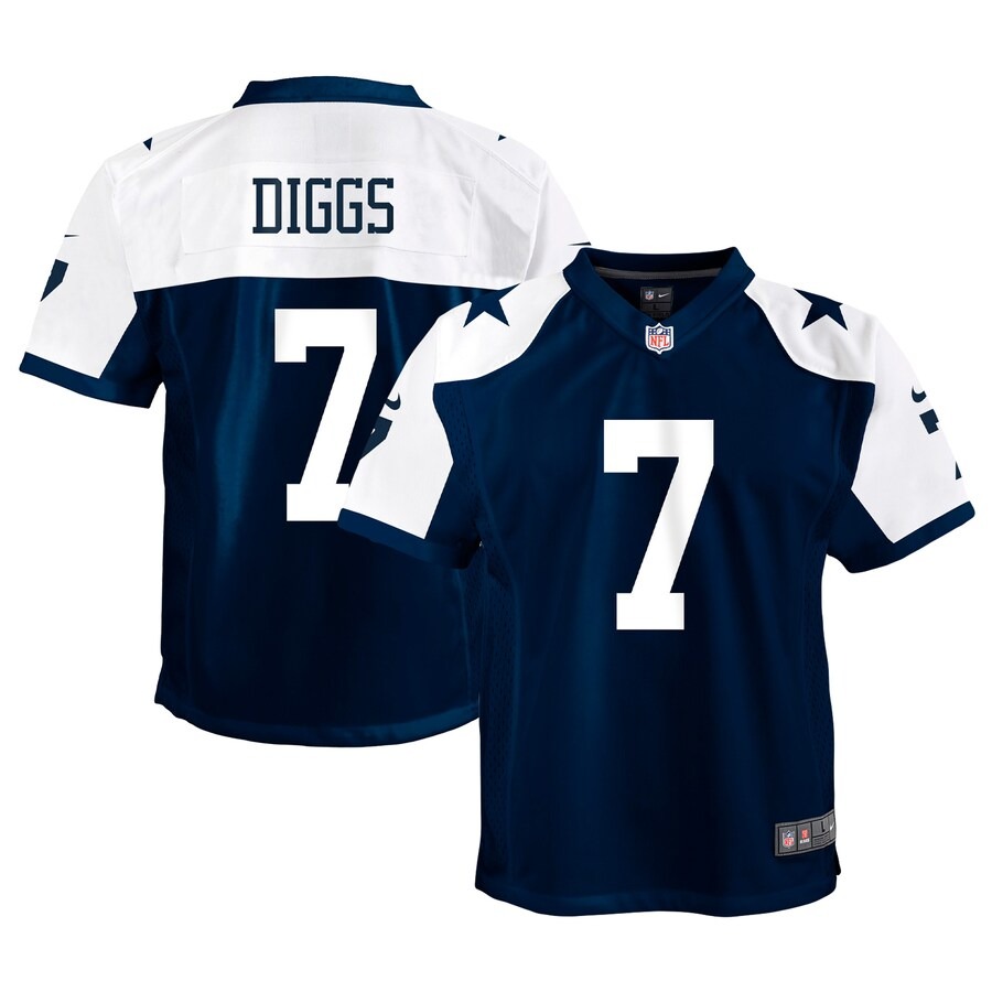Youth Dallas Cowboys Trevon Diggs Nike Navy Alternate Game Jersey - Jersey
