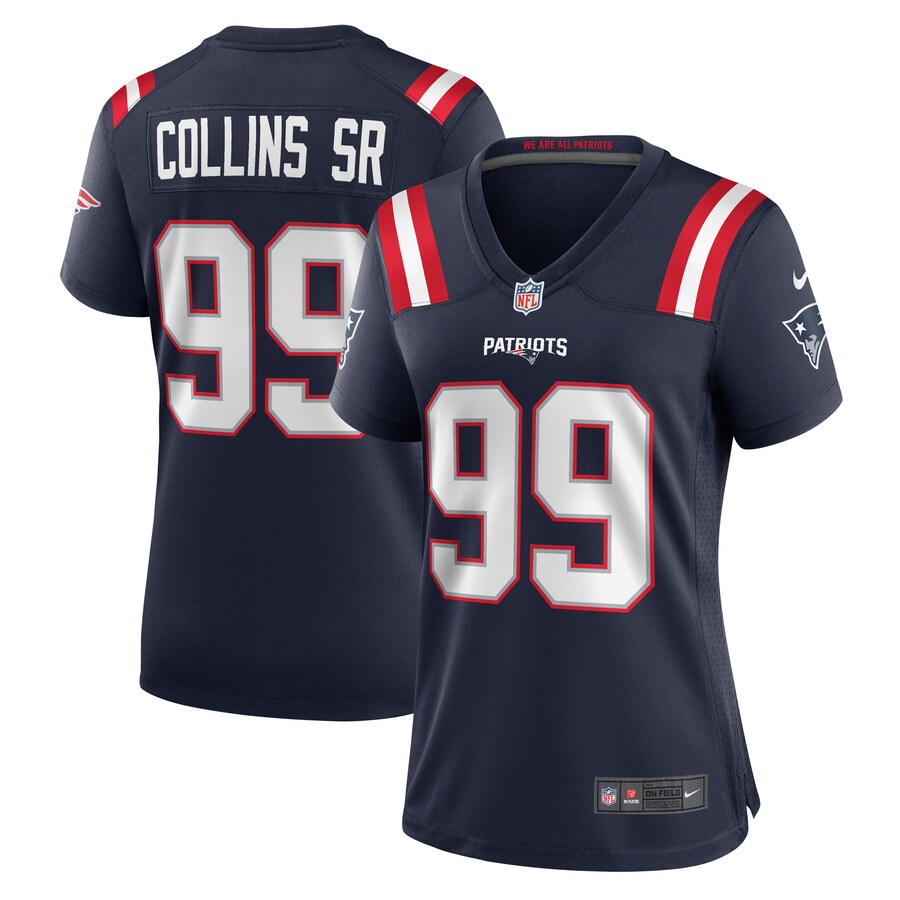 Women's New England Patriots Jamie Collins Sr. Nike Navy Home Game Player Jersey - Jersey