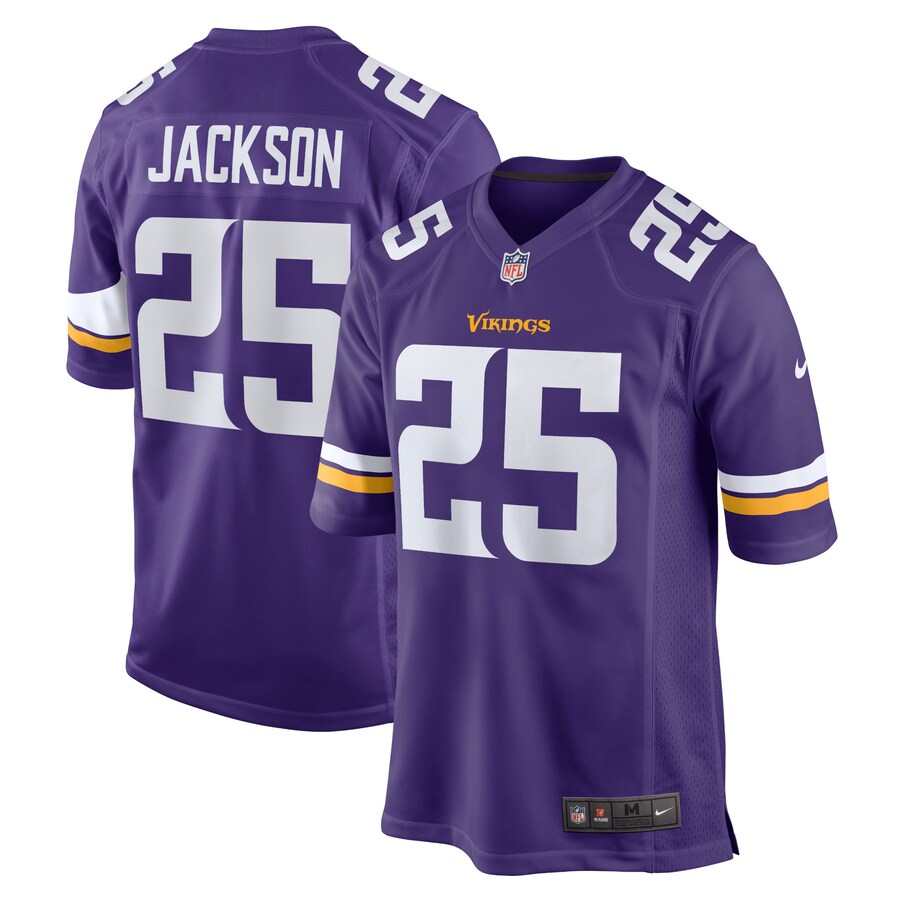 Men's Minnesota Vikings Theo Jackson Nike Purple Home Game Player Jersey - Jersey