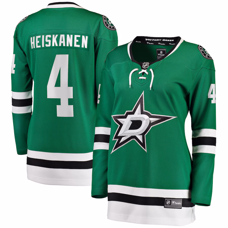 Women's Dallas Stars Miro Heiskanen Fanatics Kelly Green Home Breakaway Player Jersey - Jersey