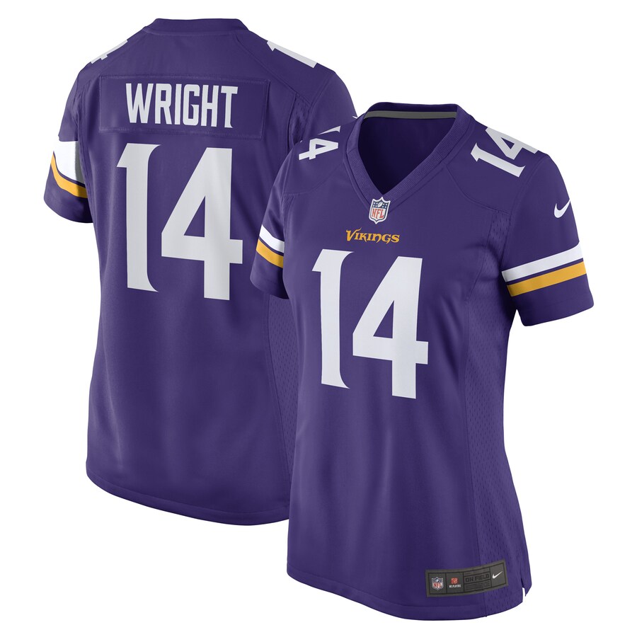 Women's Minnesota Vikings Ryan Wright Nike Purple Game Player Jersey - Jersey