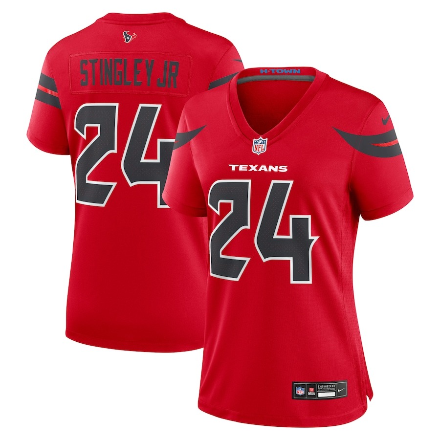 Women's Houston Texans Derek Stingley Jr. Nike Red Alternate Game Jersey - Jersey