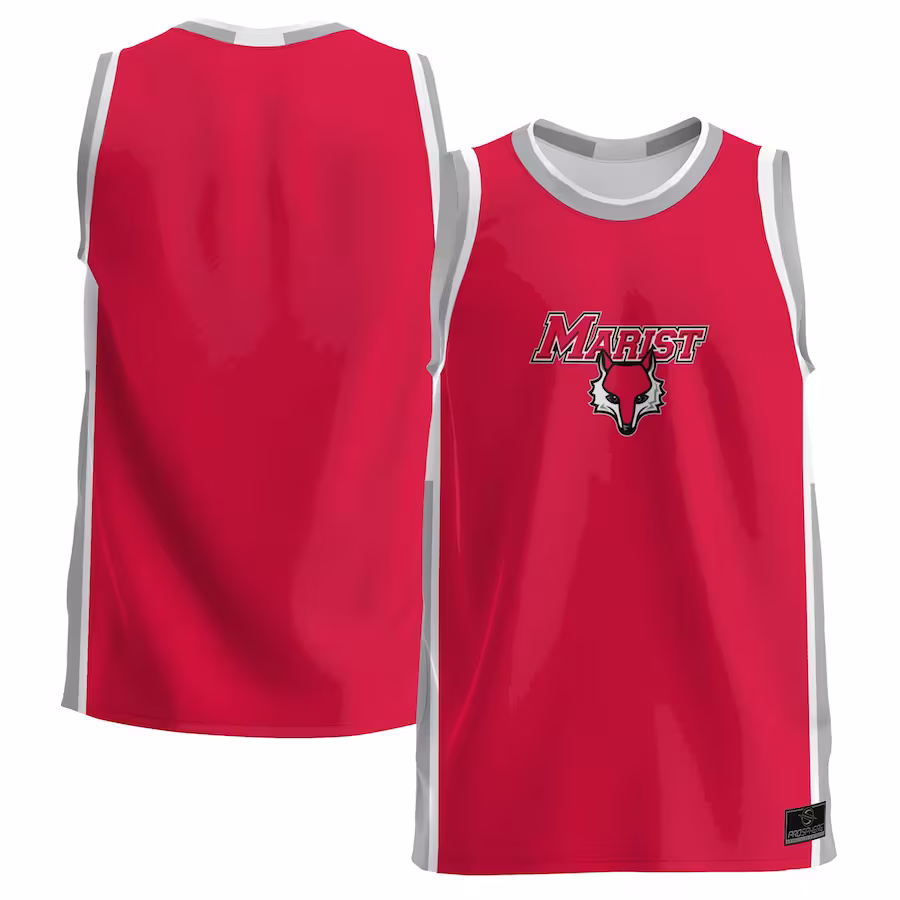 Marist Red Foxes ProSphere Youth  Basketball Jersey - Red - Jersey
