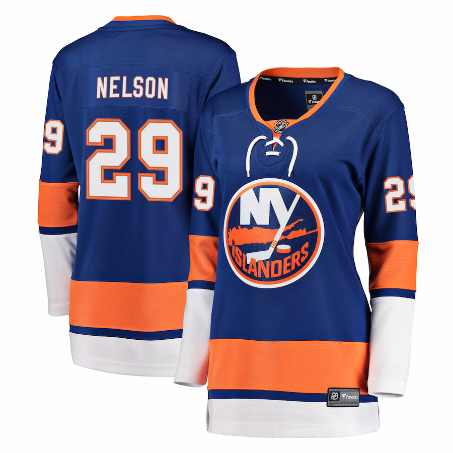 Women's New York Islanders Brock Nelson Fanatics Royal Breakaway Player Jersey - Jersey
