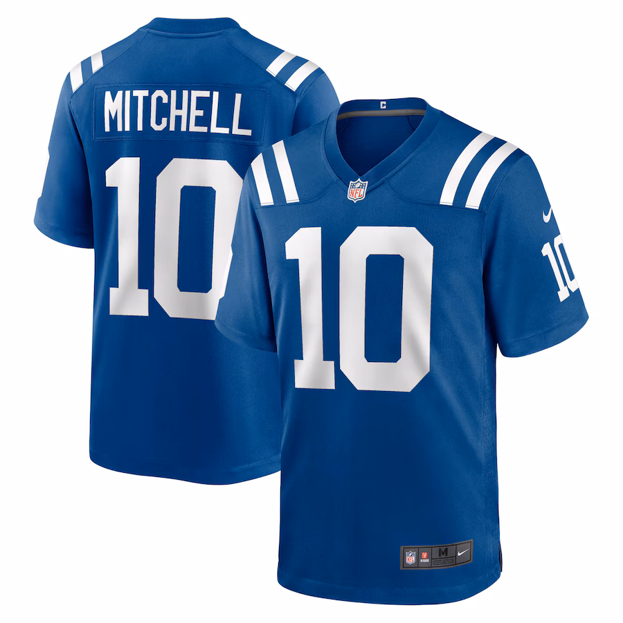 Men's Indianapolis Colts Adonai Mitchell Nike Royal Game Jersey - Jersey