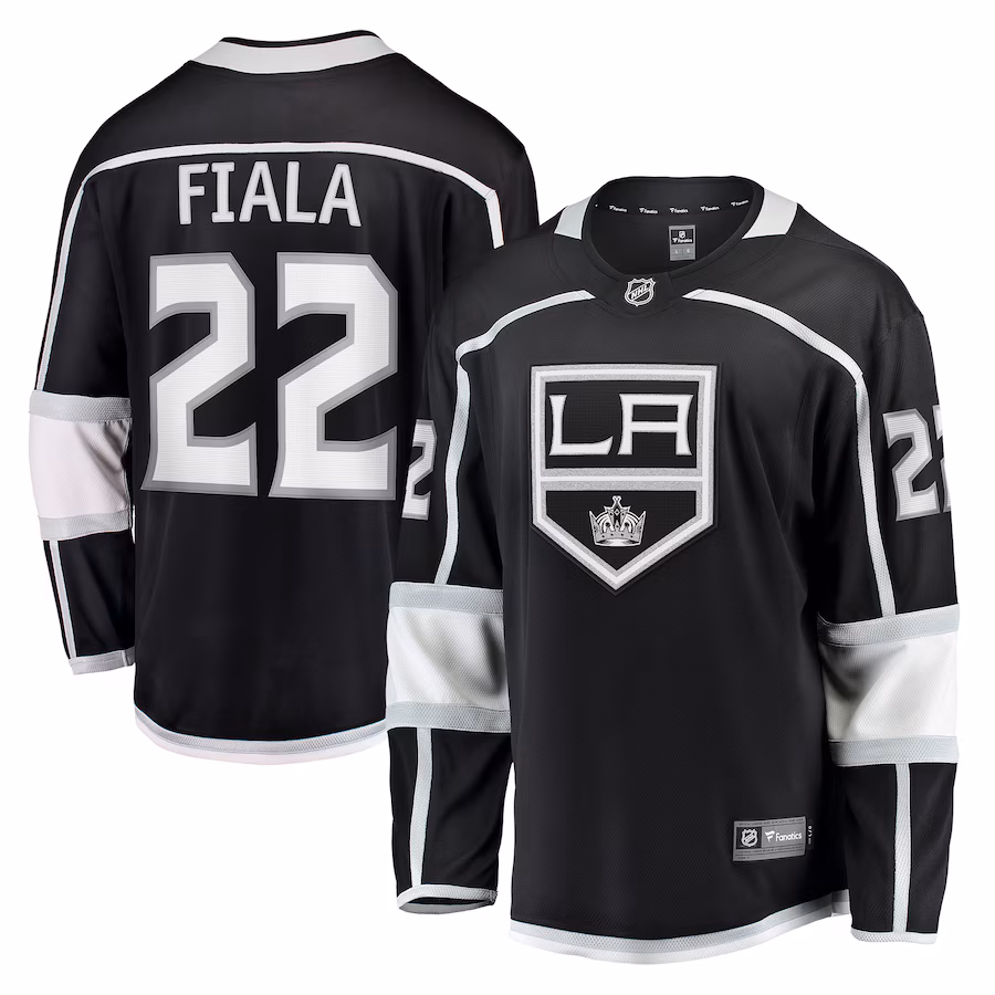 Men's Los Angeles Kings Kevin Fiala Fanatics Black Home Breakaway Player Jersey - Jersey