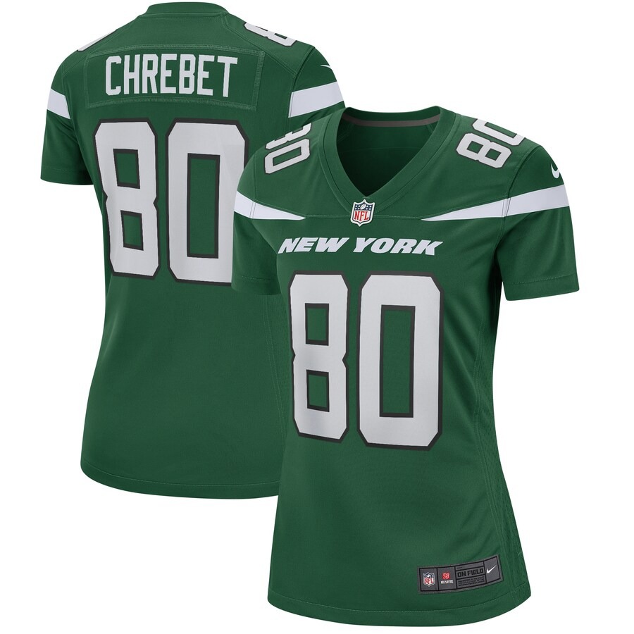 Women's New York Jets Wayne Chrebet Nike Gotham Green Game Retired Player Jersey - Jersey