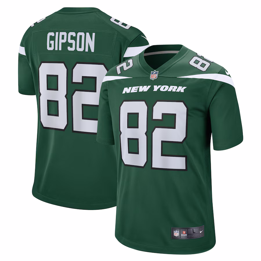 Men's New York Jets Xavier Gipson Nike Gotham Green  Team Game Jersey - Jersey