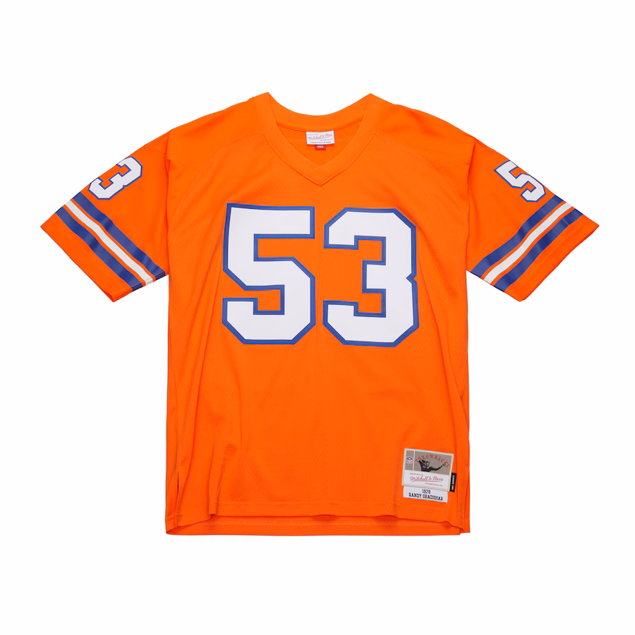 Men's Denver Broncos Randy Gradishar Mitchell & Ness Orange 1978 Legacy Replica Jersey - Jersey