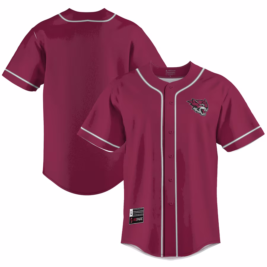 Cal State Chico Wildcats GameDay Greats  Lightweight Baseball Jersey - Cardinal - Jersey