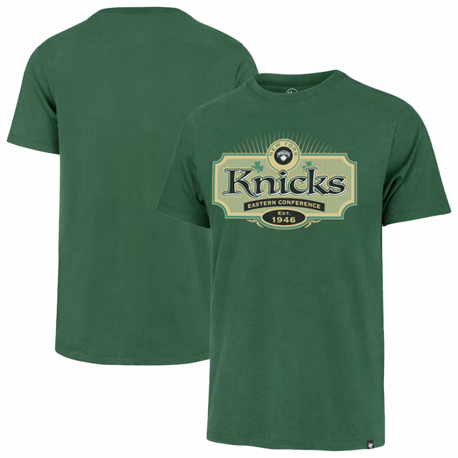 Men's New York Knicks  '47 Green Lucky Team Franklin T-Shirt - Jersey