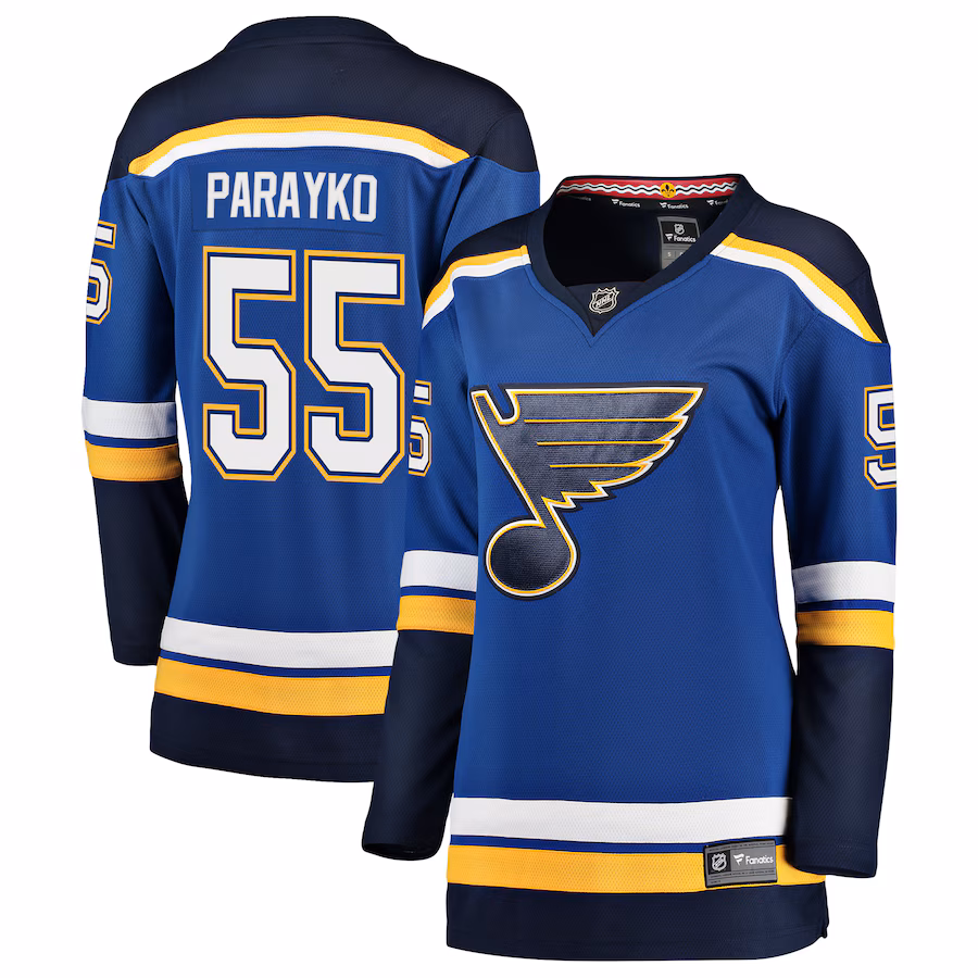Women's St. Louis Blues Colton Parayko Fanatics Blue Breakaway Player Jersey - Jersey