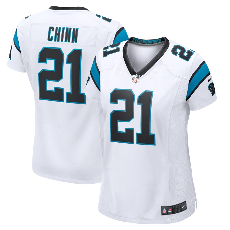 Women's Carolina Panthers Jeremy Chinn Nike White Game Jersey - Jersey