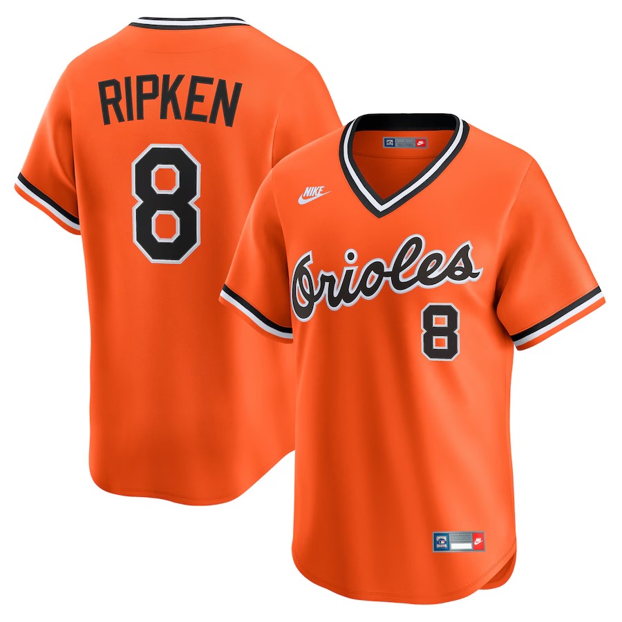 Men's Baltimore Orioles Cal Ripken Sr. Nike Orange Throwback Cooperstown Collection Limited Jersey - Jersey