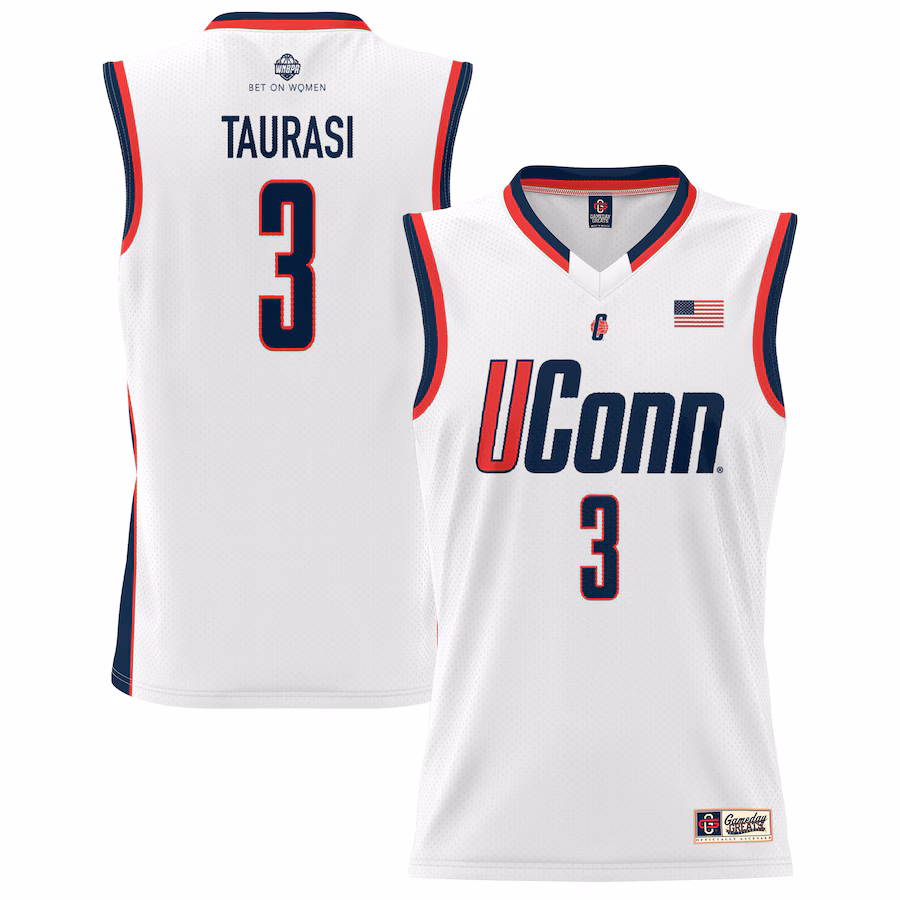 Youth GameDay Greats Diana Taurasi White UConn Huskies Lightweight Basketball Alumni Jersey - Jersey