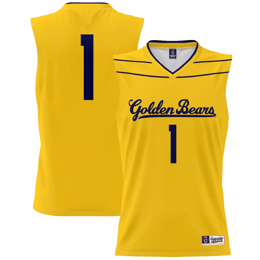 #1 Cal Bears GameDay Greats Youth Lightweight Basketball Fashion Jersey - Gold - Jersey