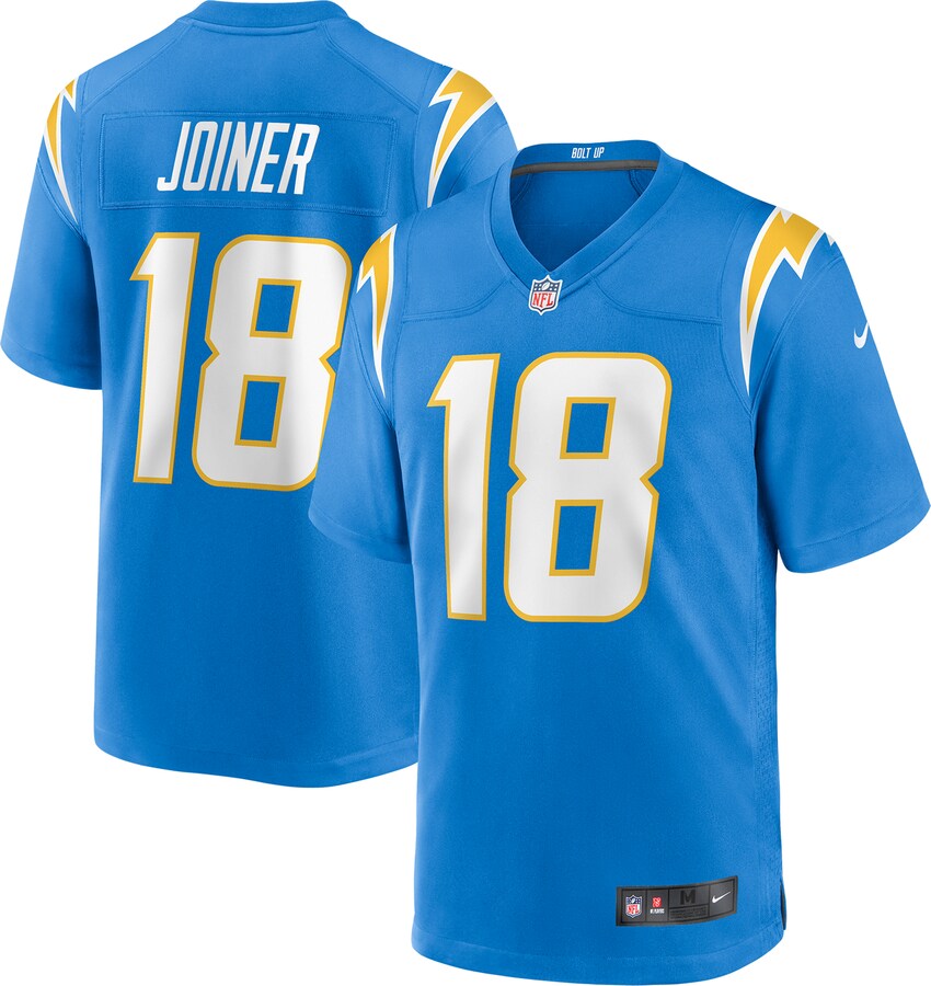 Men's Los Angeles Chargers Charlie Joiner Nike Powder Blue Game Retired Player Jersey - Jersey