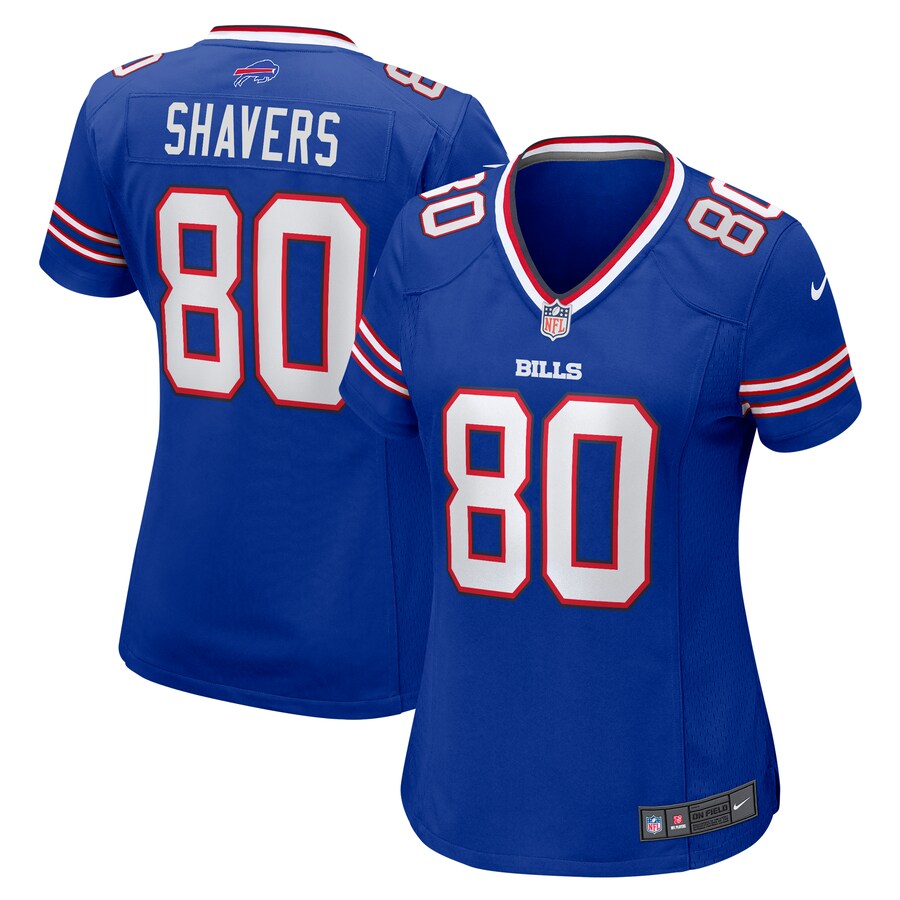 Women's Buffalo Bills Tyrell Shavers Nike Royal Team Game Jersey - Jersey
