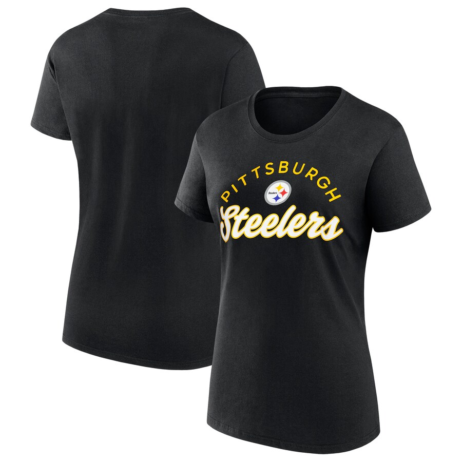 Women's Pittsburgh Steelers Fanatics Black Primary Component T-Shirt - Jersey