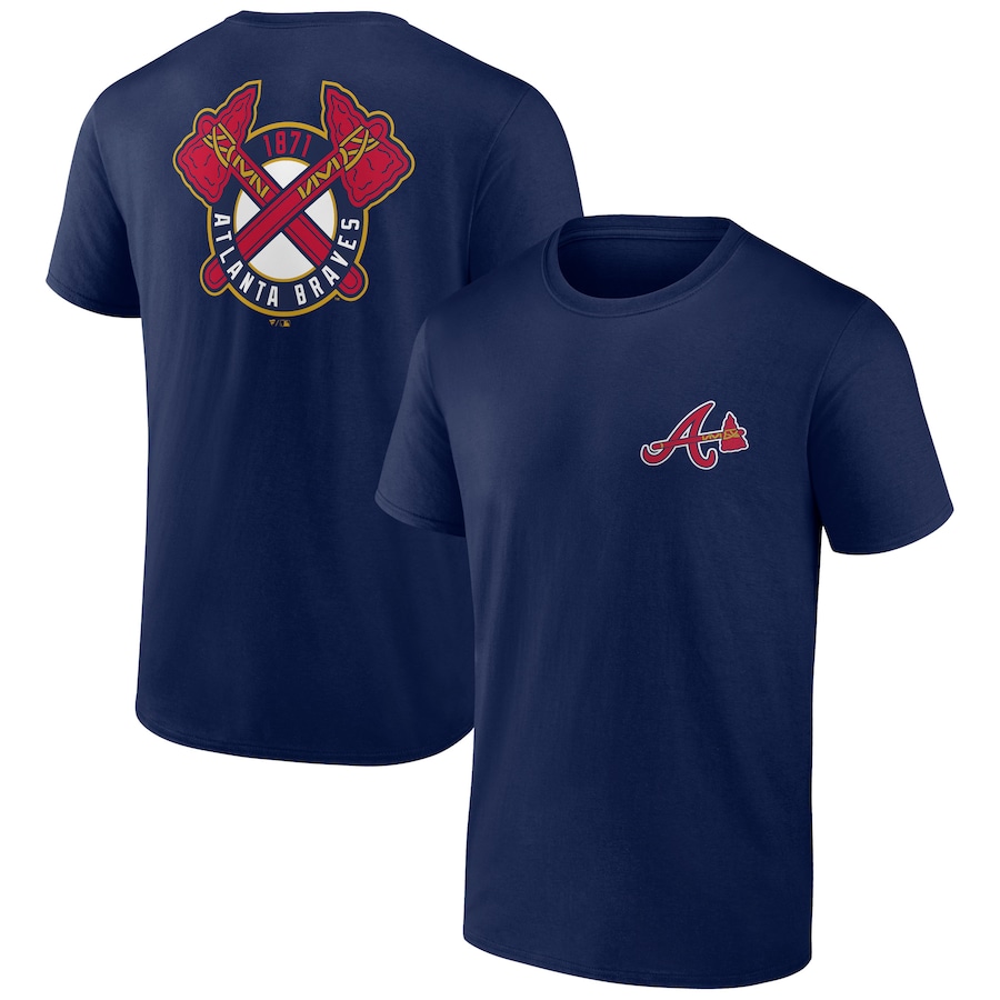 Men's Atlanta Braves Navy Bring It T-Shirt - Jersey