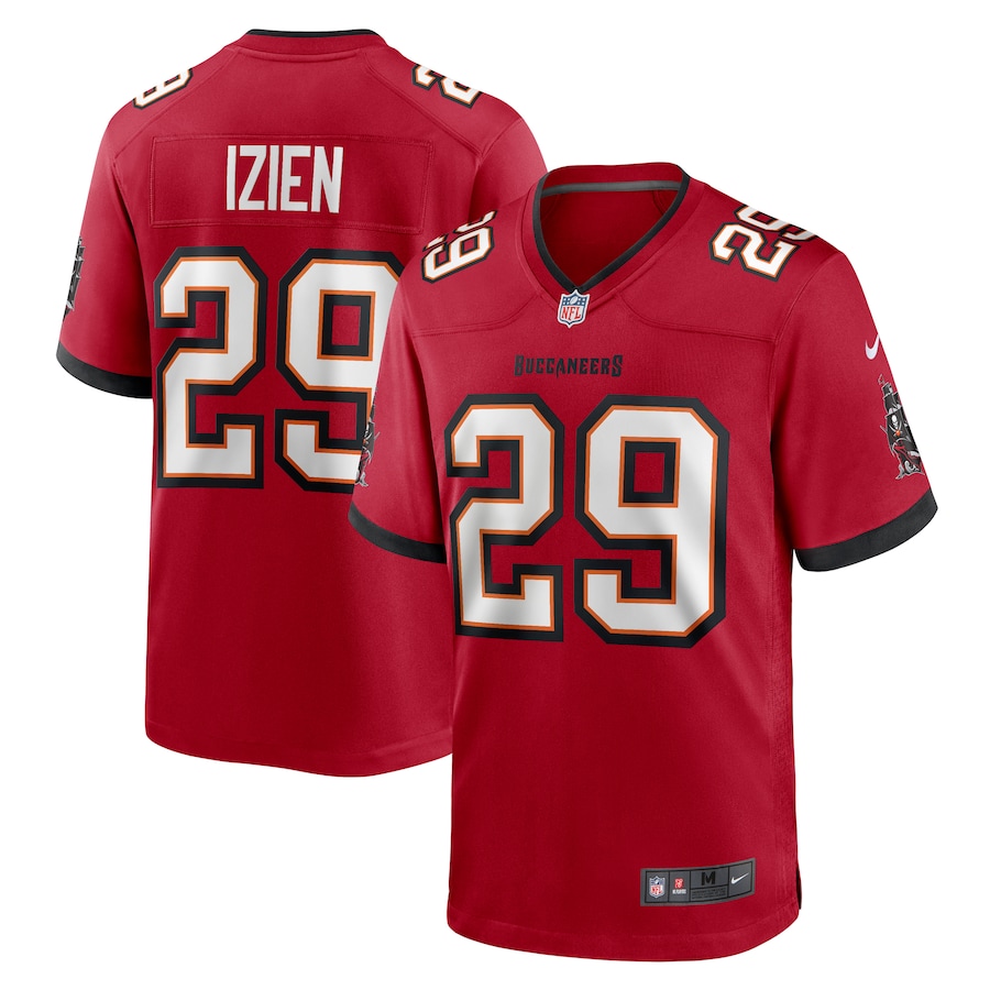Men's Tampa Bay Buccaneers Christian Izien Nike  Red  Game Jersey - Jersey