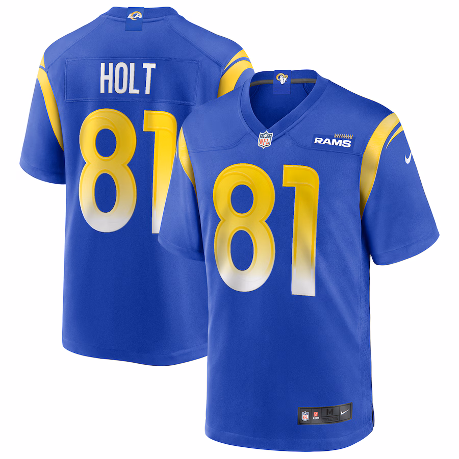 Men's Los Angeles Rams Torry Holt Nike Royal Game Retired Player Jersey - Jersey