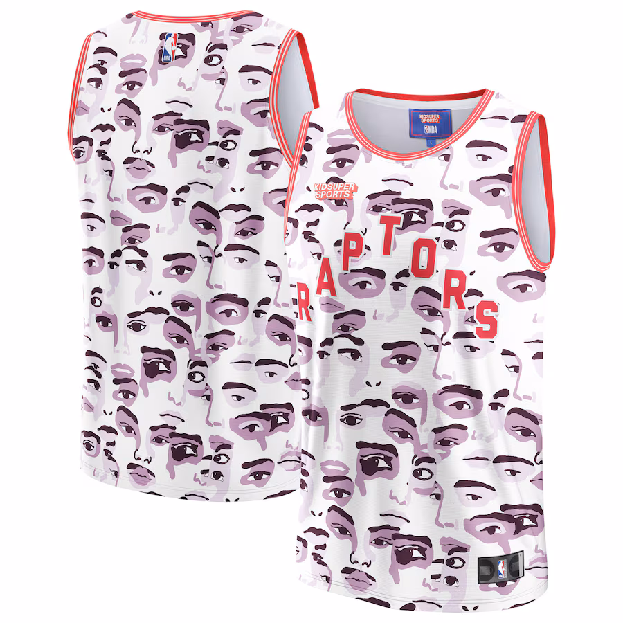 Unisex Toronto Raptors NBA & KidSuper Studios by Fanatics White Hometown Jersey - Jersey