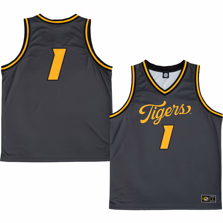 Unisex Anthracite Missouri Tigers Alternate Script Jersey - Jersey