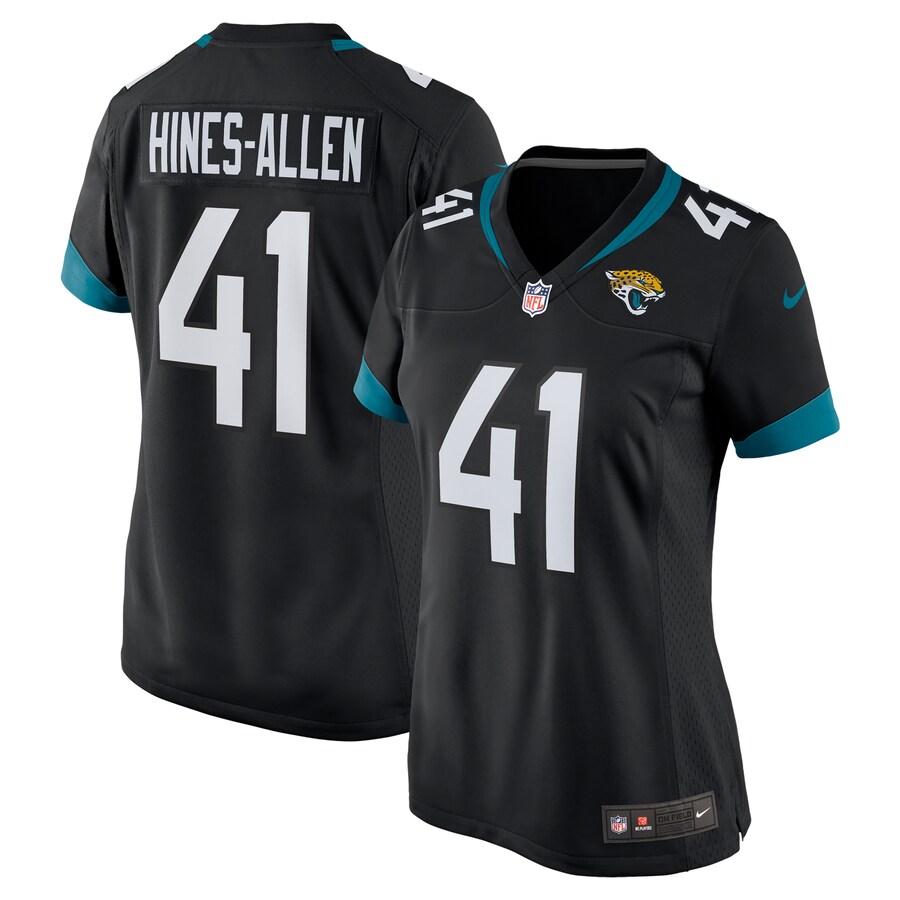 Women's Jacksonville Jaguars Josh Hines-Allen Nike Black Alternate Player Game Jersey - Jersey