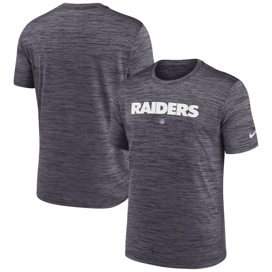 Men's Las Vegas Raiders Nike Black Velocity Performance T-Shirt - Jersey