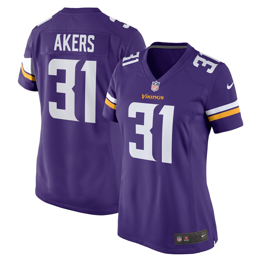 Women's Minnesota Vikings Cam Akers Nike  Purple  Game Jersey - Jersey