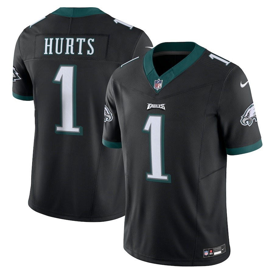 Men's Philadelphia Eagles Jalen Hurts Nike Black Vapor F.U.S.E. Limited Jersey - Jersey