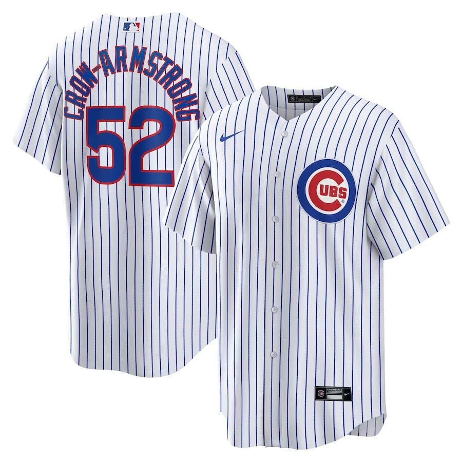 Men's Chicago Cubs Pete Crow-Armstrong Nike White Home Replica Player Jersey - Jersey