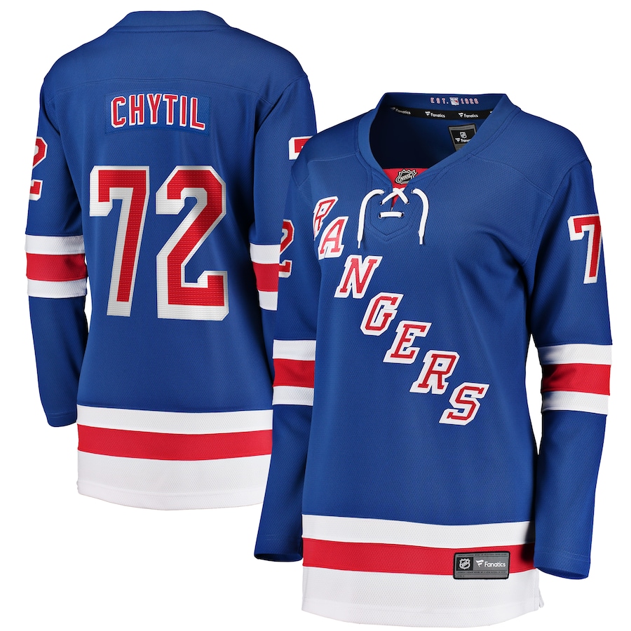 Filip Chytil New York Rangers Fanatics Women's Home Breakaway Player Jersey - Blue - Jersey