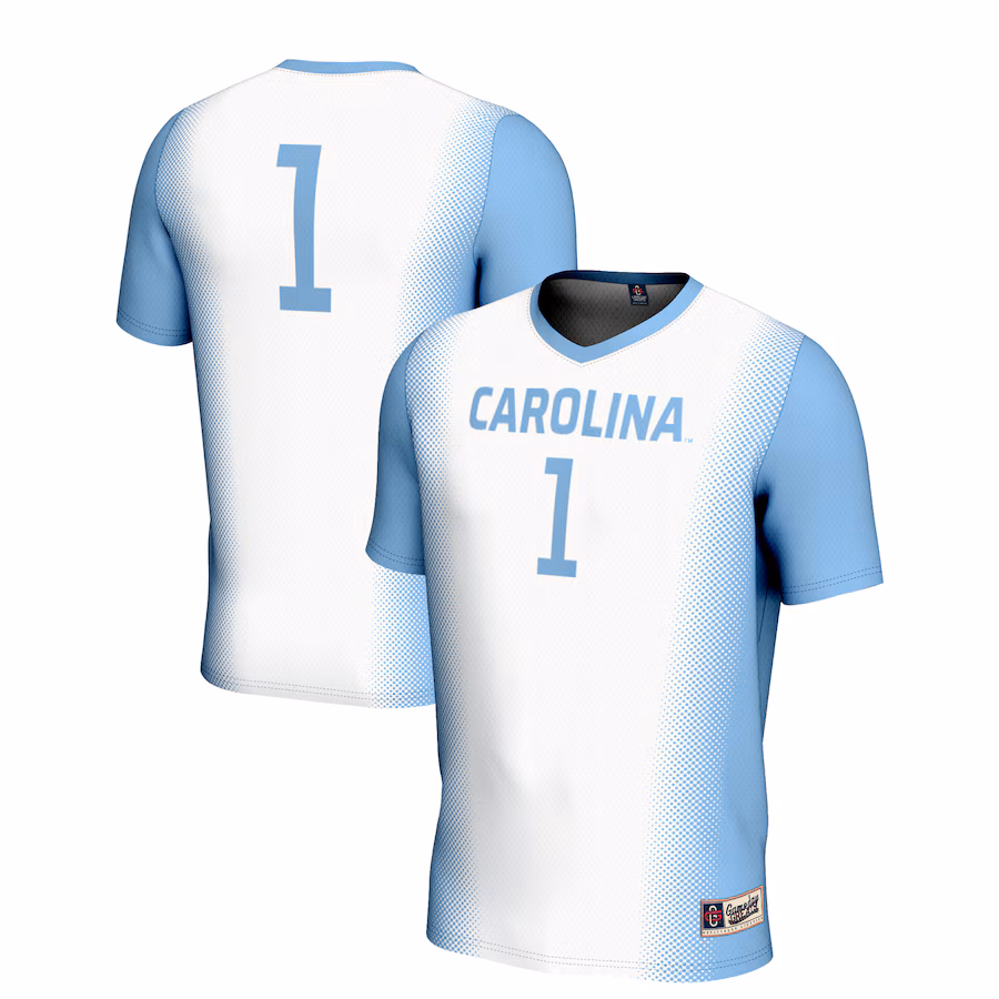 Unisex GameDay Greats #1 White North Carolina Tar Heels Women's Soccer Lightweight Fashion Jersey - Jersey