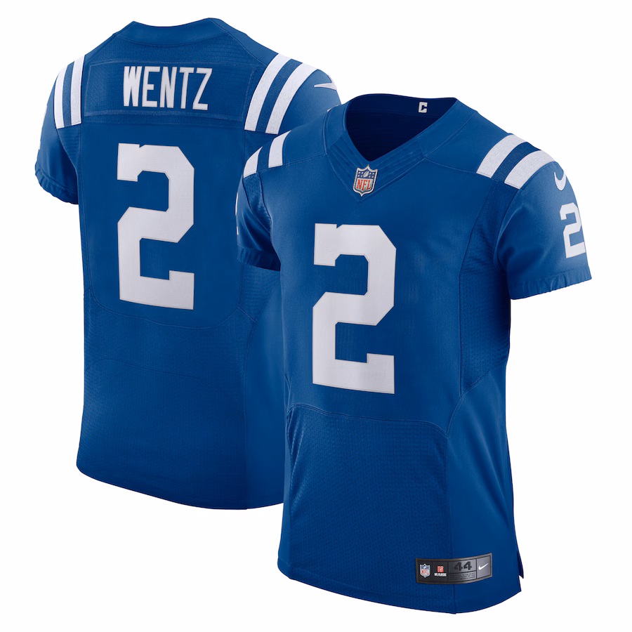 Men's Indianapolis Colts Carson Wentz Nike Royal Vapor Elite Player Jersey - Jersey