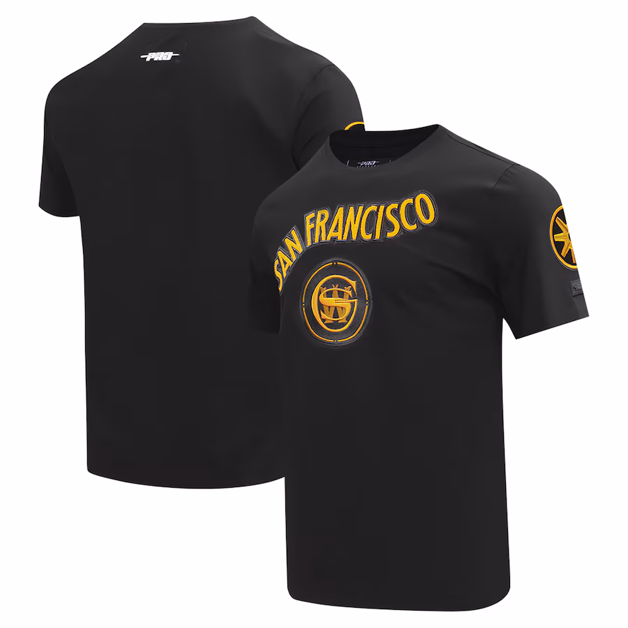 Men's Golden State Warriors Pro Standard Black T-Shirt - Jersey