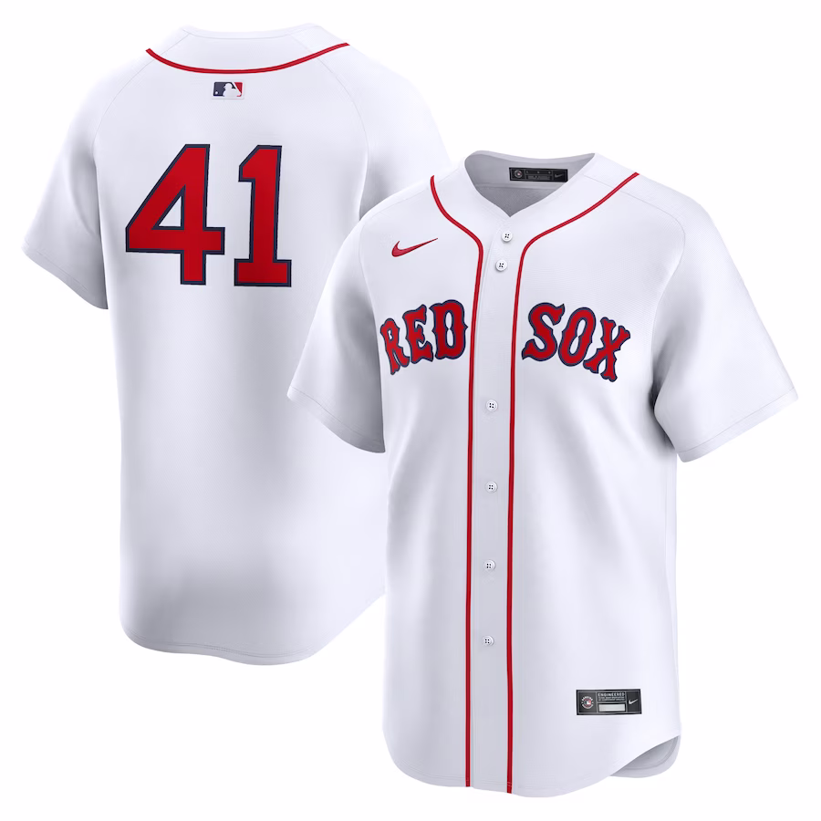 Men's Boston Red Sox Chris Sale Nike White Home Limited Player Jersey - Jersey