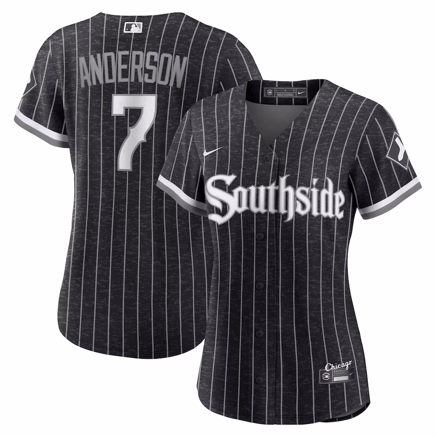 Women's Chicago White Sox Tim Anderson Nike Black City Connect Replica Player Jersey - Jersey