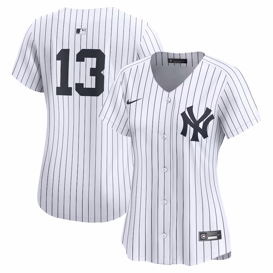 Women's New York Yankees Jazz Chisholm Jr. Nike White Home Limited Player Jersey - Jersey