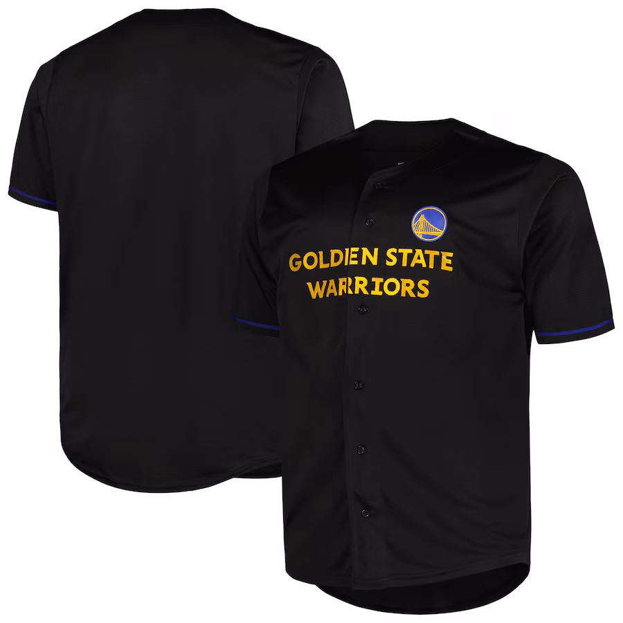 Men's Golden State Warriors Profile Black Big & Tall Pop Jersey - Jersey