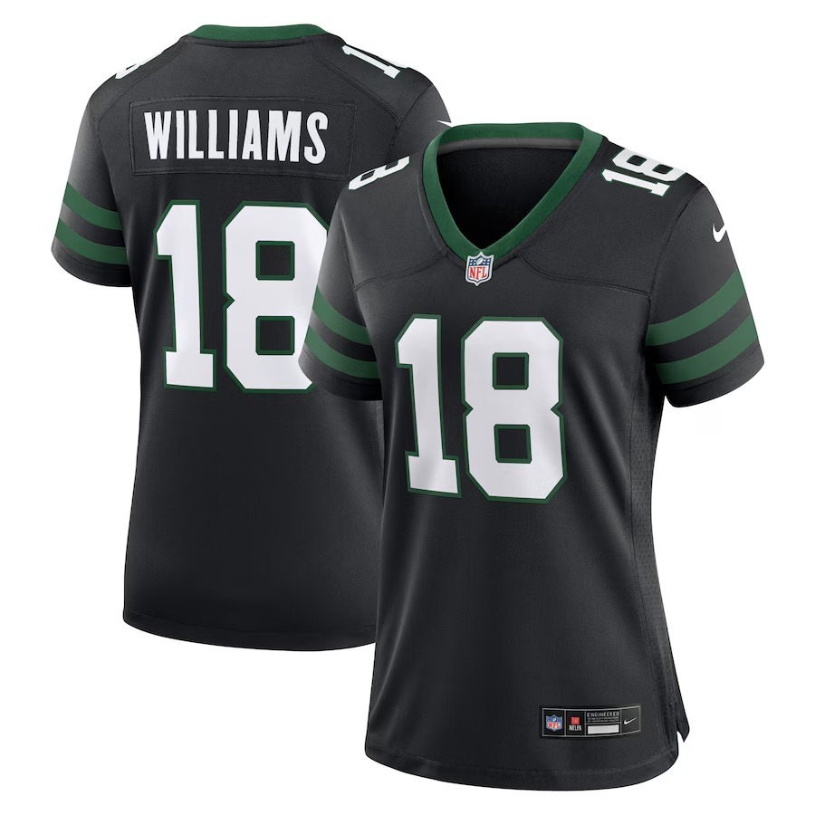 Women's New York Jets Legacy Mike Williams Nike Black  Alternate Game Player Jersey - Jersey