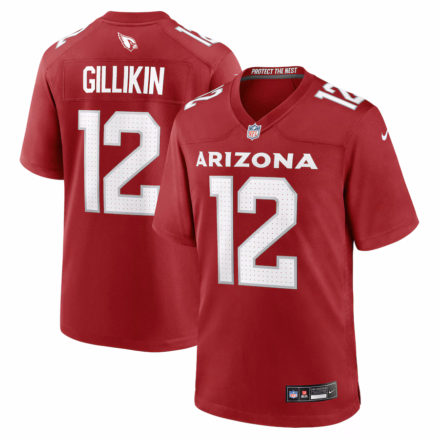 Men's Arizona Cardinals Blake Gillikin Nike Cardinal Team Game Jersey - Jersey