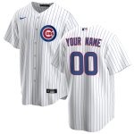 Youth Chicago Cubs Nike White Home Replica Custom Jersey - Jersey