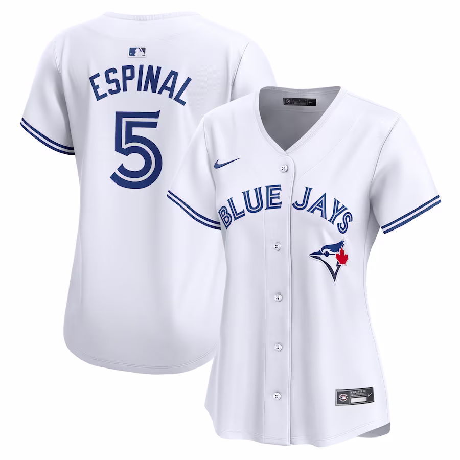 Women's Toronto Blue Jays Santiago Espinal Nike White Home Limited Player Jersey - Jersey