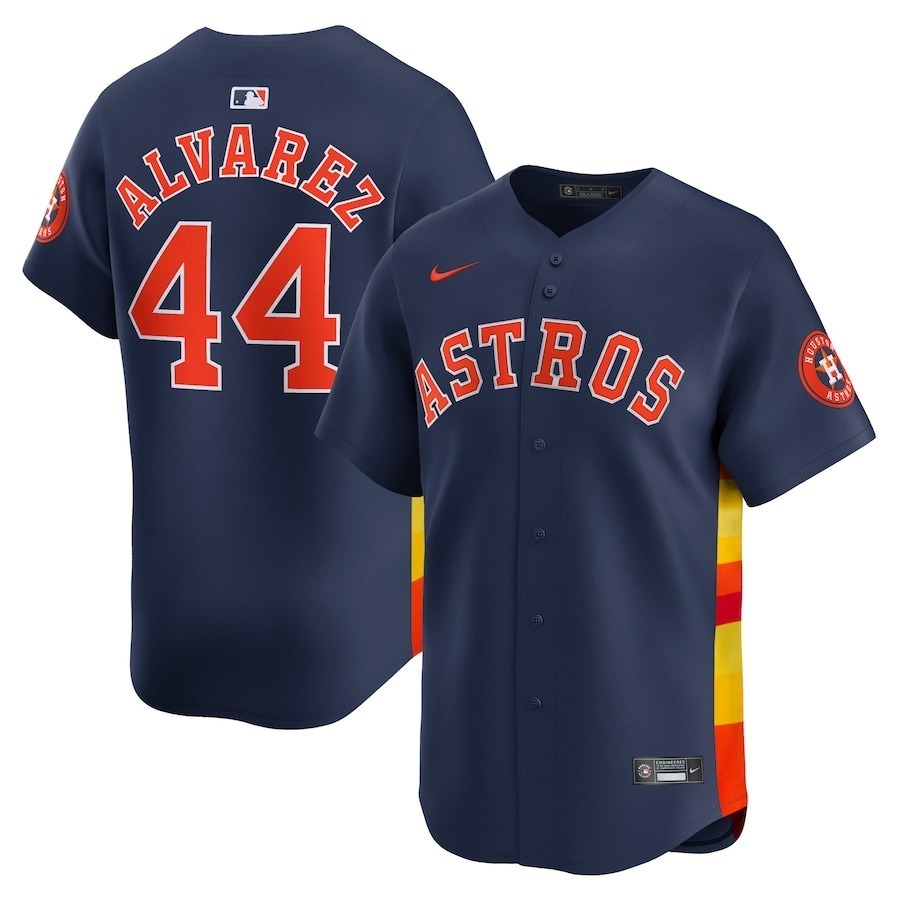Men's Houston Astros Yordan Alvarez Nike Navy Alternate Limited Player Jersey - Jersey