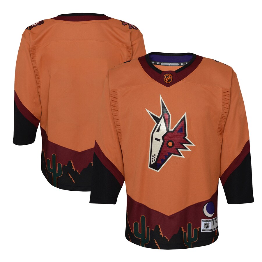 Youth Arizona Coyotes Burnt Orange Special Edition 2.0 Premier Blank Jersey - Jersey