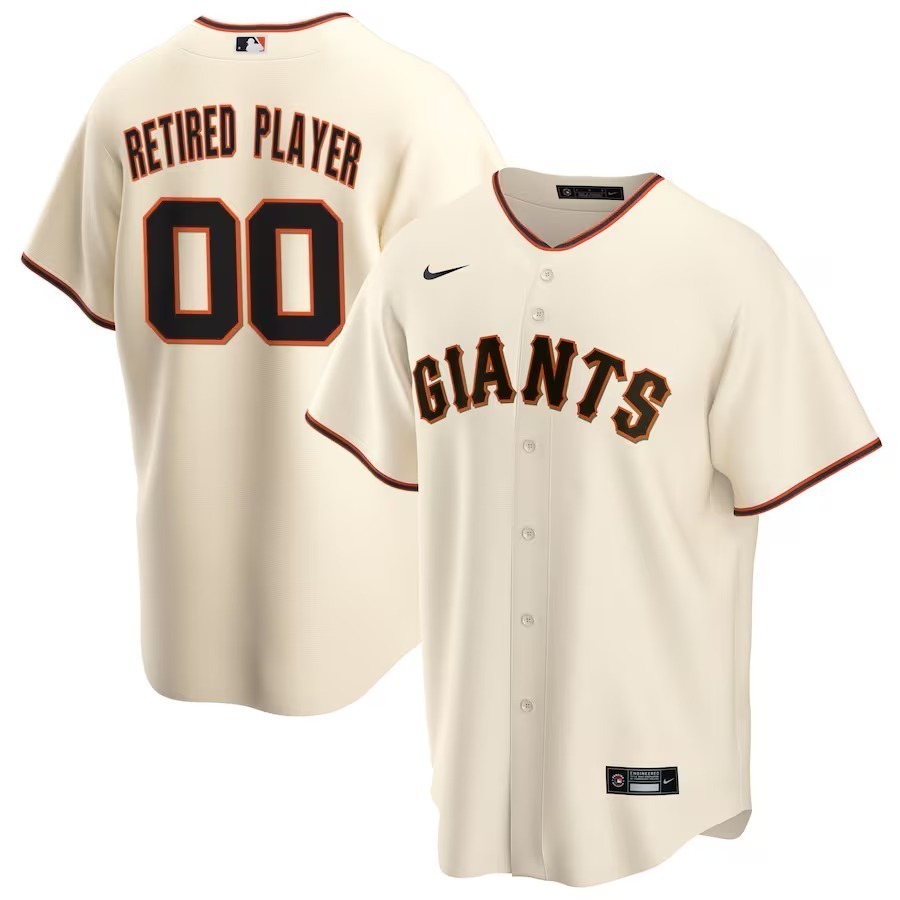 Men's San Francisco Giants Nike Cream Home Pick-A-Player Retired Roster Replica Jersey - Jersey